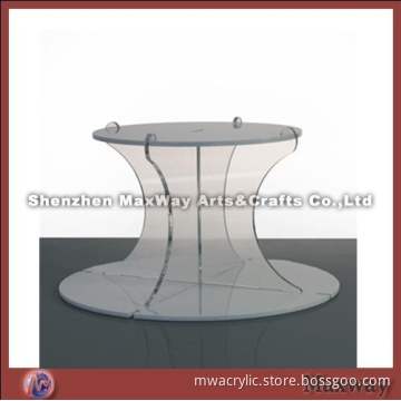 2 Tier White Stacking Acrylic Cupcake Stand Display Holder